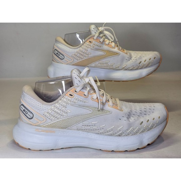 Brooks Shoes - Brooks‎ Glycerin 20 Women's Sneakers Size 9.5 White Ivory Athletic Running Shoes